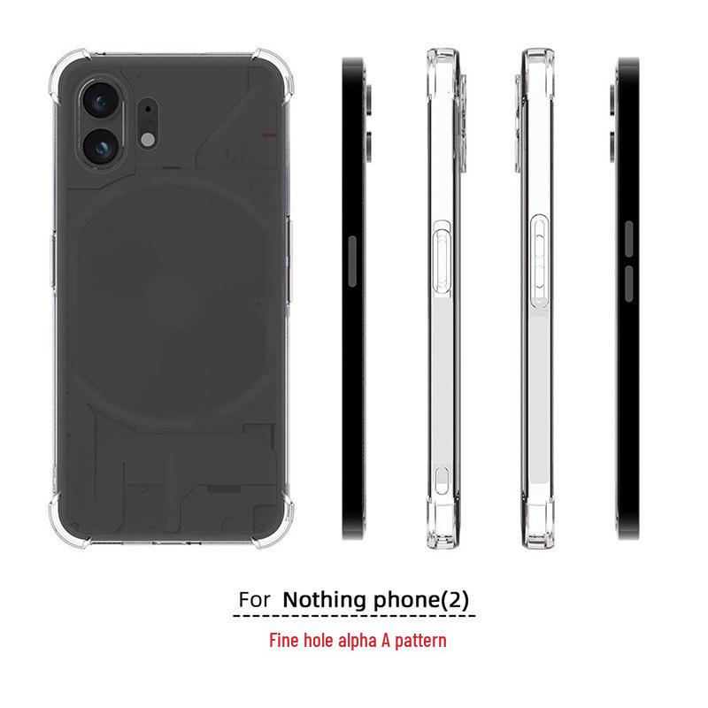 Nothing Phone 2 Silicone Soft Case: Pudding Design Painted Leather