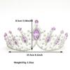 1pc Bridal Rhinestone Crown Tiara Baroque Luxury Atmosphere Alloy Crown Party Princess Dress Accessories