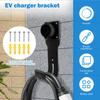 EV Charger Holder Wall Mounted Car Charger Cable Organizer Versatile Smooth Vehicle Charger Holder Hook for Most Electric Cars