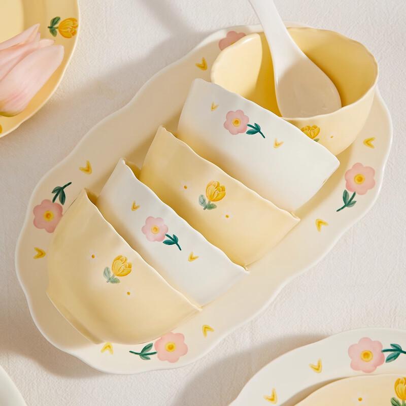 ZISIZ Jingdezhen Unterglasur Keramik Nudelschale