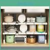 Shelving Cabinet Sink Retractable Kitchen Inside Layered Shelf Kitchen Cabinet Storage Multifunctional Pot Rack Storage Shelf