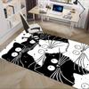 Office Carpet Cute Cats Design Perfect for Sofa Protection Under Chairs