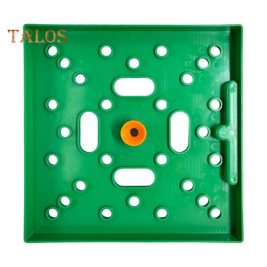 Abstandshalter für Saatgut, Schablone für den Abstand zwischen den Saaten, quadratisches Abstandswerkzeug für den Garten, Pflanzbrett für präzise Saatplatzierung