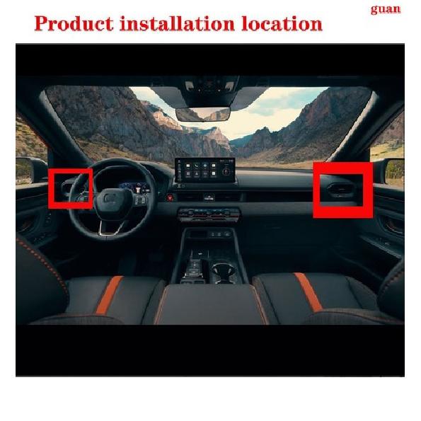 Car Side Air Outlet Decorative Frame For Honda Passport TrailSport 2026