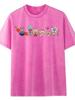 Unisex Washed Distressed Oversized Short Sleeve Retro Cotton T-shirt