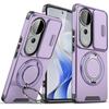 Funda For Vivo V40 Pro 5G Case Magnetic Metal Ring Stand Armor Cases For Vivo S19 Pro V 40 VivoV40 Pro V40Pro Lens Protect Cover