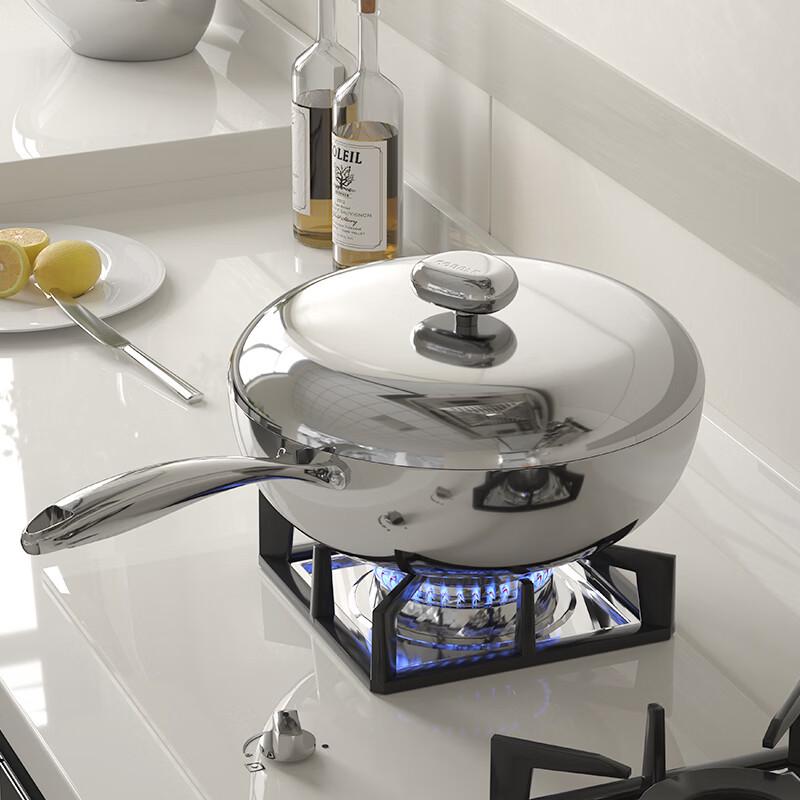 Velosan 32cm Titanium Stainless Steel Wok