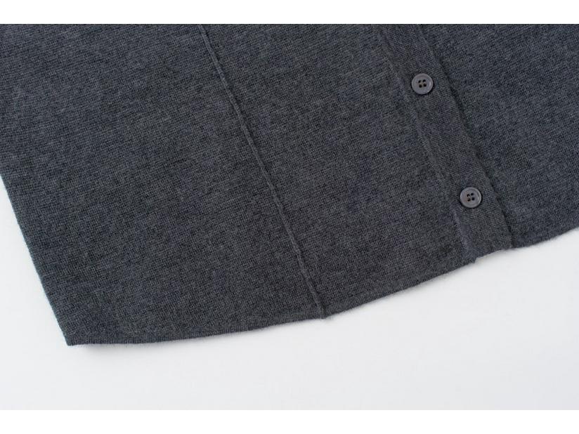 100% Pure Cashmere Thickened Crew Neck Single-Breasted Cardigan—Casual Autumn/Winter Fashion Sweater