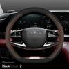 High Leather Braid On Car Auto Steering Wheel Cover Wrap for Exeed Yaoguang LX RX TXL VX TX D Type Steering Wheel Holder