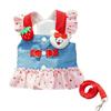 Chest and Shoulder Straps Pet Dog and Cat Clothes Teddy Bichon Frise French BulldogSchnauzerCat DressDog