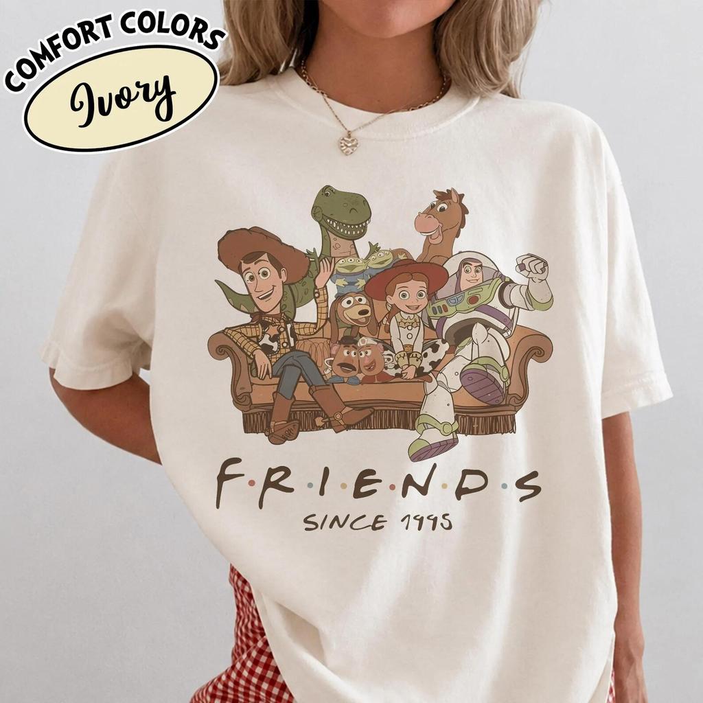 Personalized Toy Story 5 Shirt, 2026 Lily Pad Buzz Woody Jessie, You've Got a Friend in Me, Vintage Boxy Family Tee