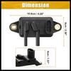 EGR Valve Pressure Feedback Sensor DPFE Sensor F77Z9J460AB for Ford F150 Escape Focus for Lincoln for Mazda for Mercury Exhaust Gas Recirculation