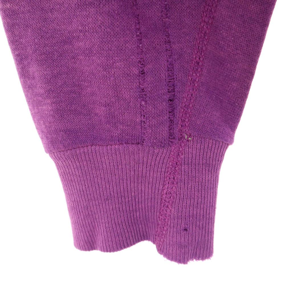 Vintage 70s 80s Made In USA Long Sleeve Sweat Trainer M Purple Men's Used