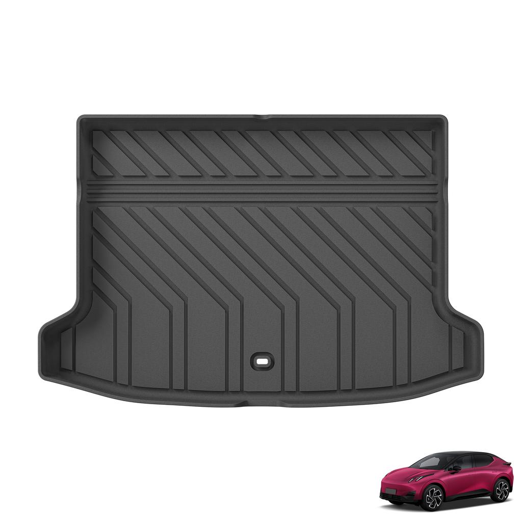 LUCKEASY Left Drive for Lynk & Co Z20/Lynk & Co 02 2025 2026 EV RWD SUV Car All-weather Floor Mat Trunk Pad Accessories Blak