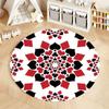 "Card Suit Pattern Rug for Game Rooms" round carpet for home sofa bedroom, gift
