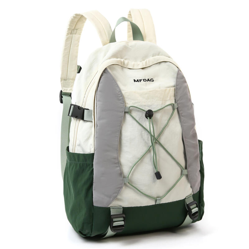 Outdoor Contrast Backpack Large Capacity Lightweight Travel Backpack Sport Schoolbag