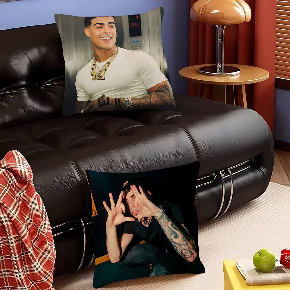 Singer Luar La L Pillow Case Fashion Square Pillowcase Bedroom Sofa Room Ins Decoration Leisure