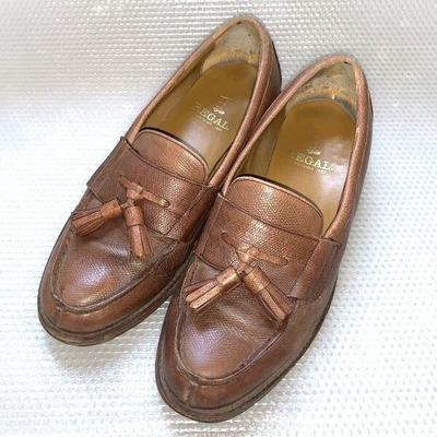 REGAL Tassel Loafers 25.0EE Brown Goodyear Leather Moccasin Slippers(USED)