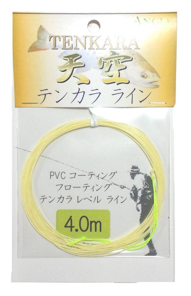 ANGLE Tenkara Line Sky PVC Coating Floating Tenkara Level Line Light Yellow 4.0m
