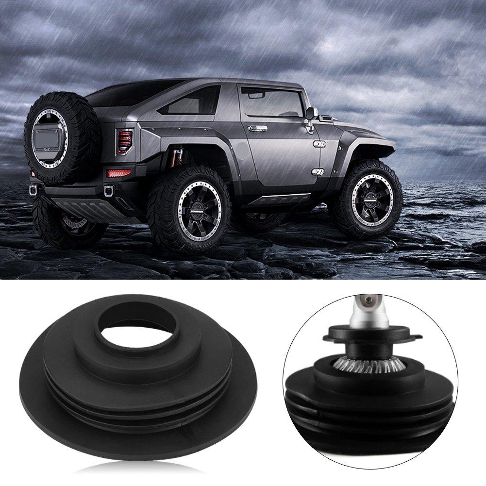KIMISS 2pcs Headlight Seal Cap Car LED Headlight Rubber Dustproof Ceiling Cover Cap for H4 H7 H8 H119005 Bulb