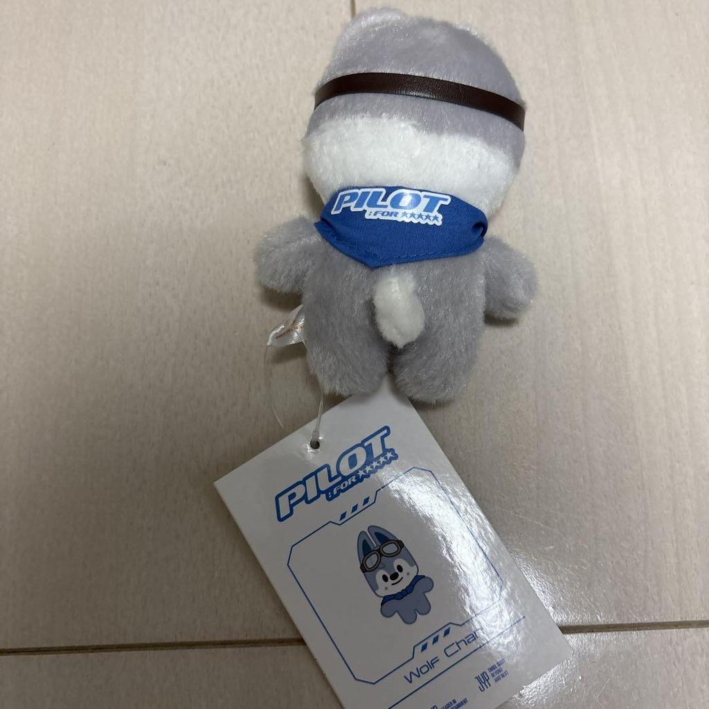 [USED] StrayKids PILOT 10cm Plush Toy SKZOO Wolfchan