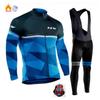 Northwave Thermal Fleece Cycling Jersey Pants Set Winter Warm Long Sleeve Full Kit Men Women