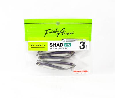 Fish Arrow Soft Lure Flash J Shad SW 3 Inch 5 Piece Per Pack #122 (8437)