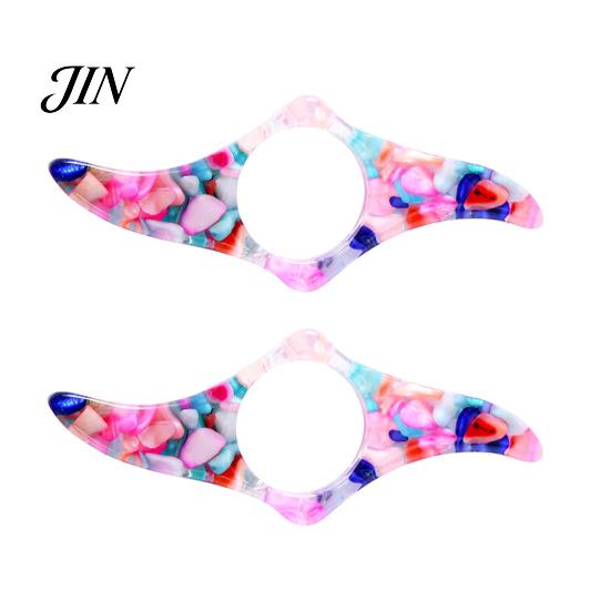 Book Reading Helper Thumb Page Holder for Reading, Glitter Stone Piece Turner Clip Ring Holder, Opener Bookmark Students Lovers Aid Tool
