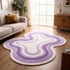 Dopamine Decorative Rug Irregular Shape Rug Soft and Fluffy Area Rug Suitable for Living Rooms Aesthetic Home Decor