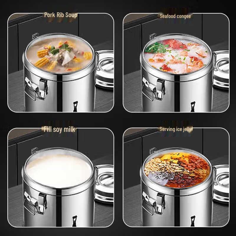 VENGO Gewerblicher 304 Edelstahl Isolierbehälter