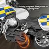 AAZT1 1:14 Scale R1250RT-P R1250RT Model Motorcycle Toys Alloy Diecast Sound Light Shock Absorption Pull Back Popular Motorbike Models