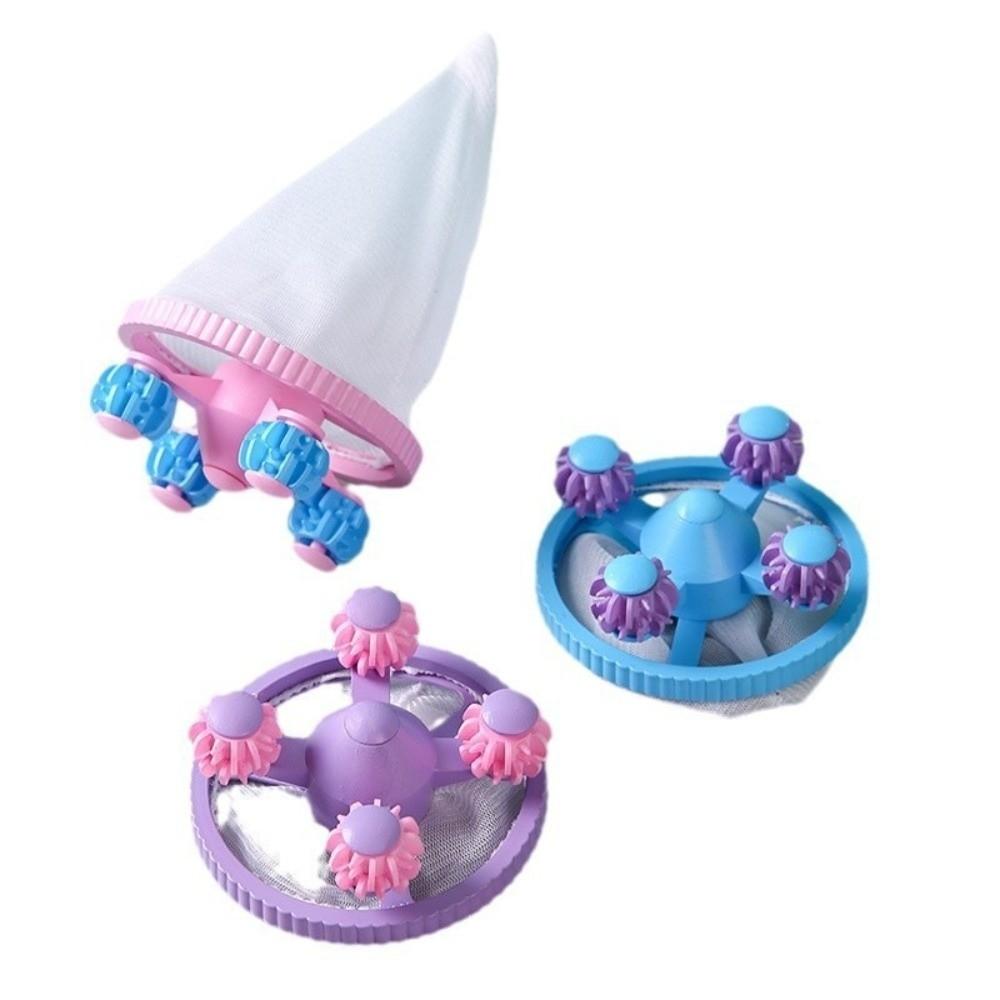 3pcs with Net Bag Pet Hair Remover 4 Rollers Lint Catcher New Laundry Ball  Remover Pet Hair