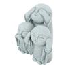 Monk Buddha Statue Chinese Green Sandstone Cute Buddha Figurine 3 Little Monks Ornament for Fish   Aquarium Home Garden Decoration