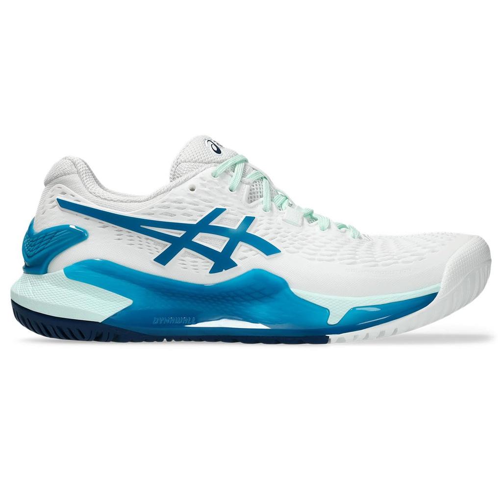Tennis Shoes 9 1042A208 Blue [ASICS] GEL-RESOLUTION Women's White/Teal 22.5