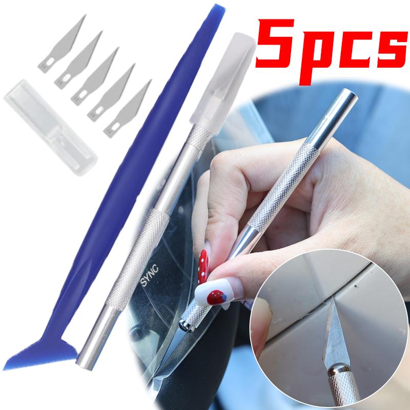Window Tinting Car Vinyl Wrapping Tool Set Wrap Stick Edge Trimming Scraper Tinting Felt Edge Scraper Tint Film Edging Tools