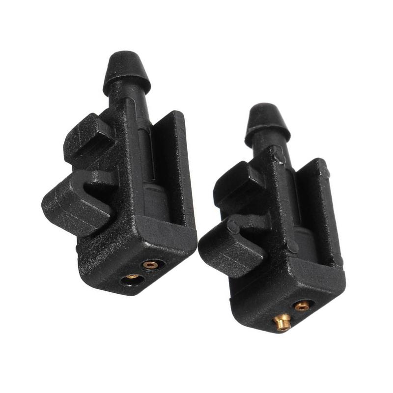 2Pcs Portable Car Windshield Windscreen Washer Spray Nozzle for Megane 2 Scenic2 8200082347