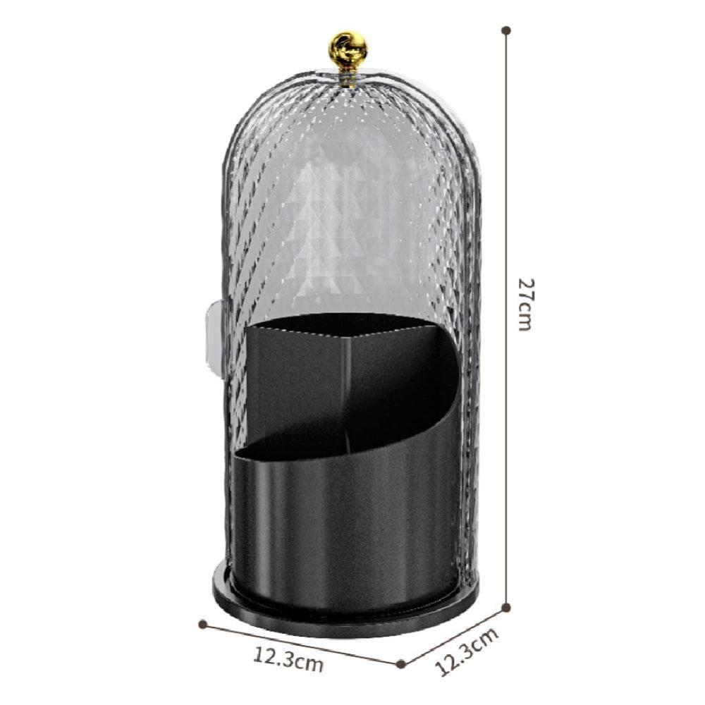 Suport pentru Pensule de Machiaj cu Capac, Suport Impermeabil pentru Creioane, Cutie de Depozitare pentru Fard de Pleoape pentru Măsuță de Toaletă, Baie