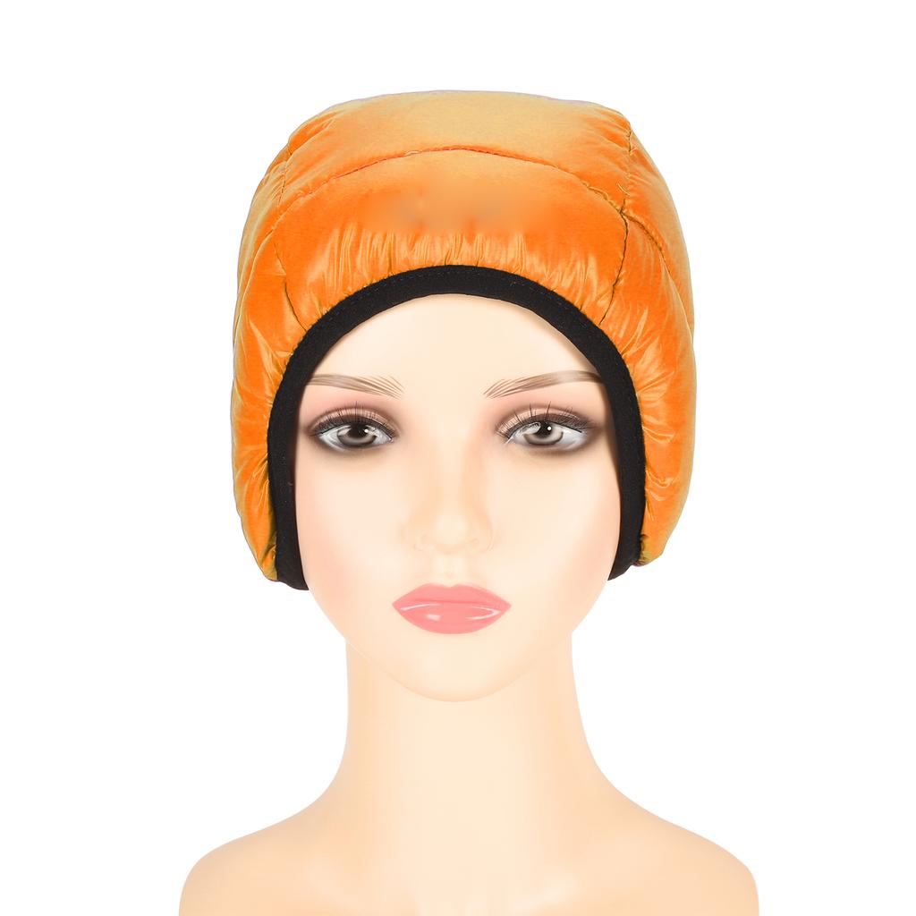 Winter Duck Down Earflap Hat Ultra Light Comfortable Warm Outdoor Down Hat for Mountaineering Skiing Skating Orange