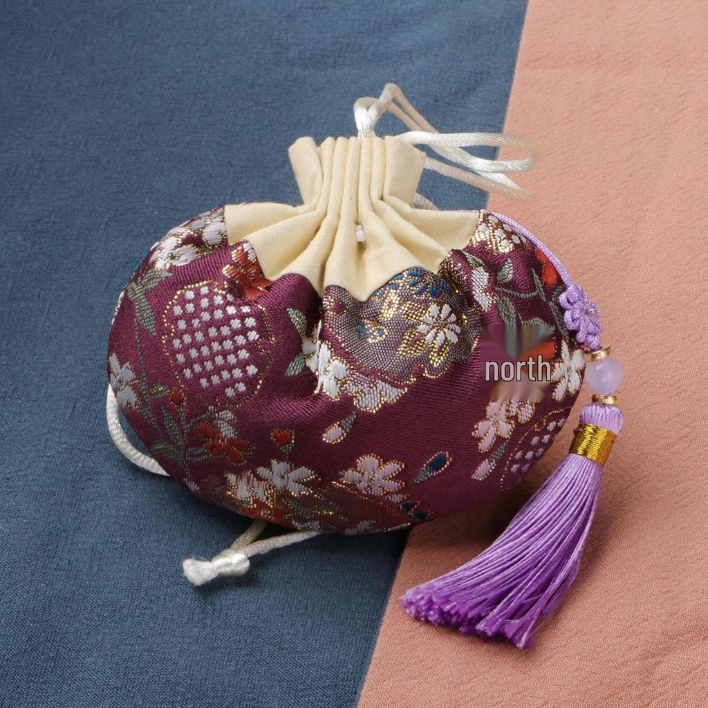 Dragon Boat Festival Hanfu Scent Sachet: Embroidered Mosquito Repellent Coin Purse Necklace