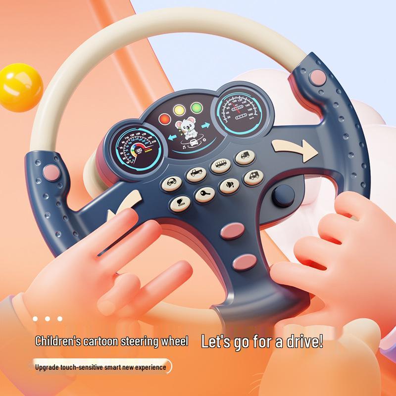 

Kids Educational Toy: Simulated Steering Wheel with Sound Effects