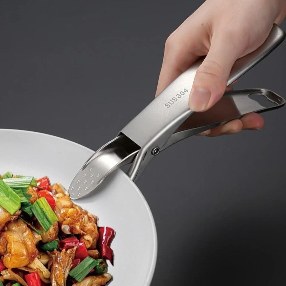 Hot-Proof Pot Gripper Clip Non-slip Dish Holder Retriever Tongs Hot Dish Clip  Home