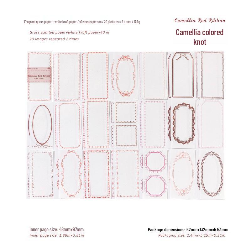 Retro Scenery Sticky Notes: Tang Shi Special Edition for Journals & Office Memos