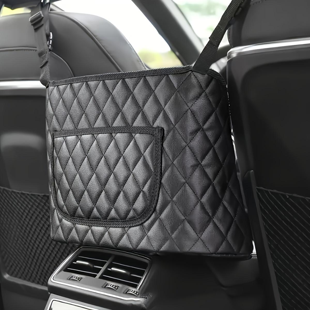

Black Car Seat Compartment Storage Net Bag, Car Storage Net Bag, Backrest Storage Bag, Car Supplies Storage Bag, One-Piece Set
