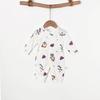 Baby Langarm-Bodysuit aus Bambusfaser: 3-24 Monate, Atmungsaktiver Druckknopf im Schritt, Nahtlos für den Sommer