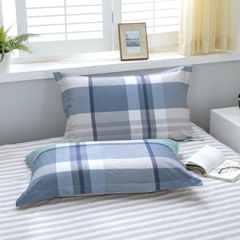 2pcs 100% Cotton Pillowcases, Soft & Breathable,Comfortable for Bedroom or Guest Room, Guest Room Bedding | Classic Design | Envelope Closure