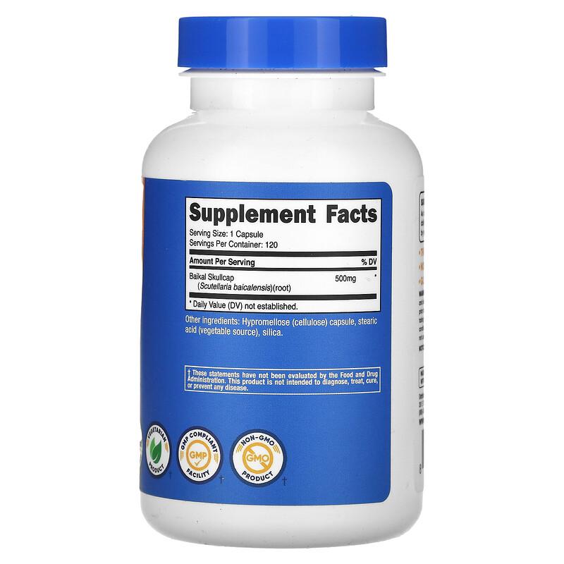 Baikal Skullcap, 500 mg, 120 Capsules