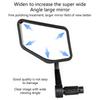 Bike Bar End Looking Glasses Adjustable Handlebar Rearview Looking Glasses Wide Angles Safety Looking Glasses for Electric Bike Riding Cycling