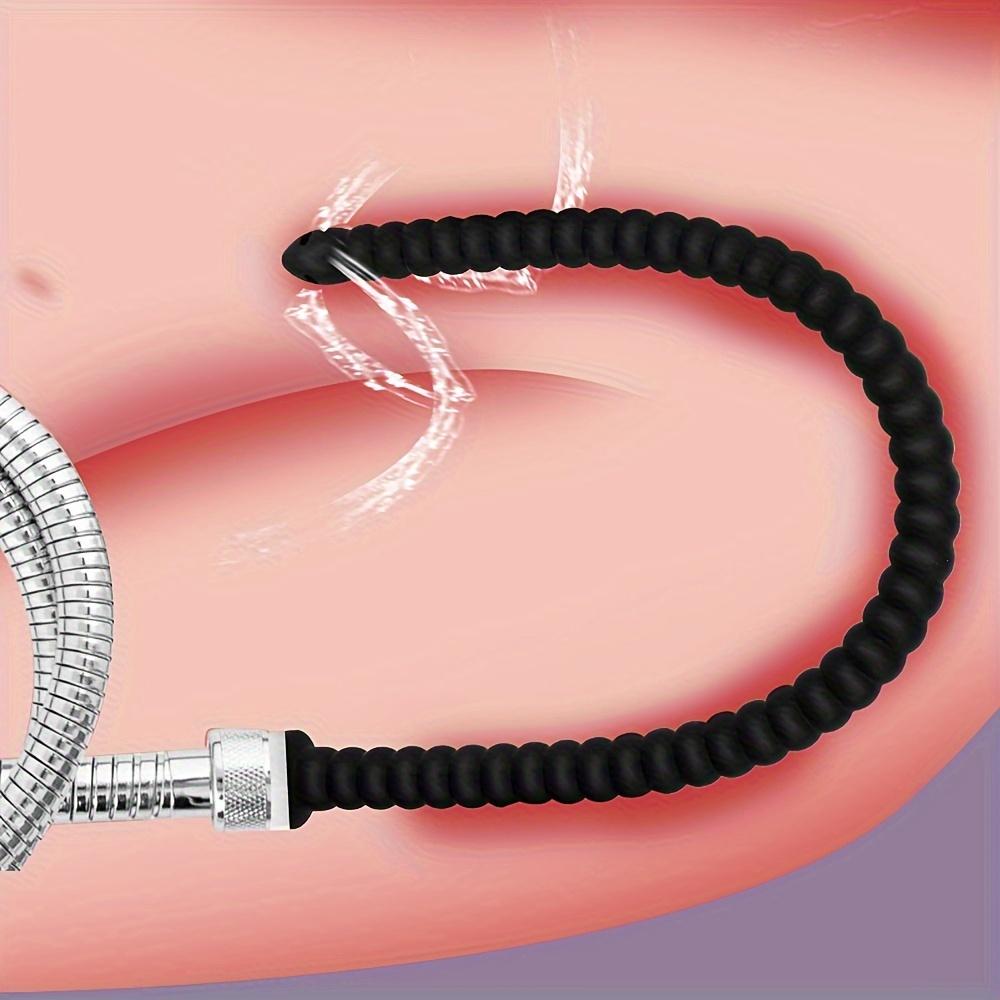 30/40/50cm Long Douche Silicone Enema Syringe Anal Shower Cleaning Head Anal Beads Butt Plug Nozzle Tip Faucet Attachment Gay