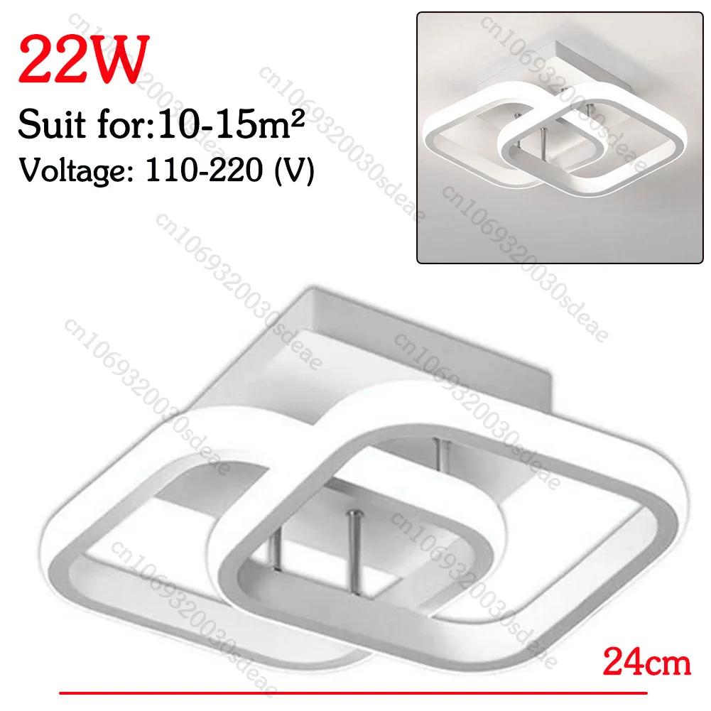 Rings Circle Ceiling Hanging Modern Luxury LED Chandelier Pendant Lights Nordic Home Light Suspensions Luminaire Home Decoration