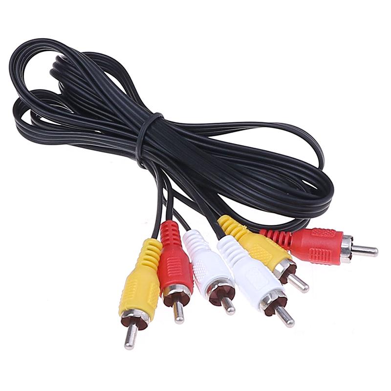Buy 1.5M 3 Rca Composite Male To Male Av Audio Video Cable SetTop Box